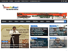 Tablet Screenshot of dinamikakepri.com